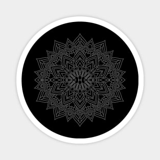 Mandala Line Art Ornigram Magnet